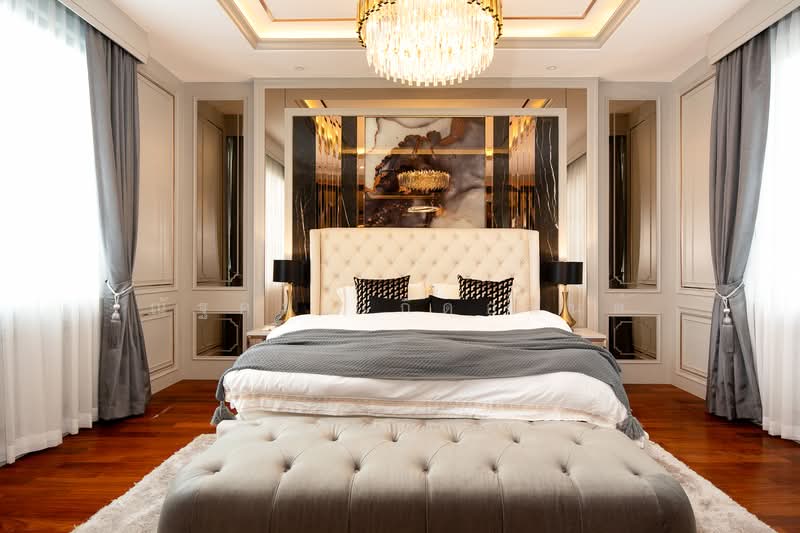 The Grand Pinklao, Bangkok, 594 Borommaratchachonnani Road, Sala Thammasop, Thawi Watthana, Bangkok, 4 Bedrooms, 671 sqm, Single Detached House For Sale, by ณัฐคม เกิดอนันต์, 500284266 - ห้องนอนมาสเตอร์ The Grand ปิ่นเกล้า - DDproperty.com