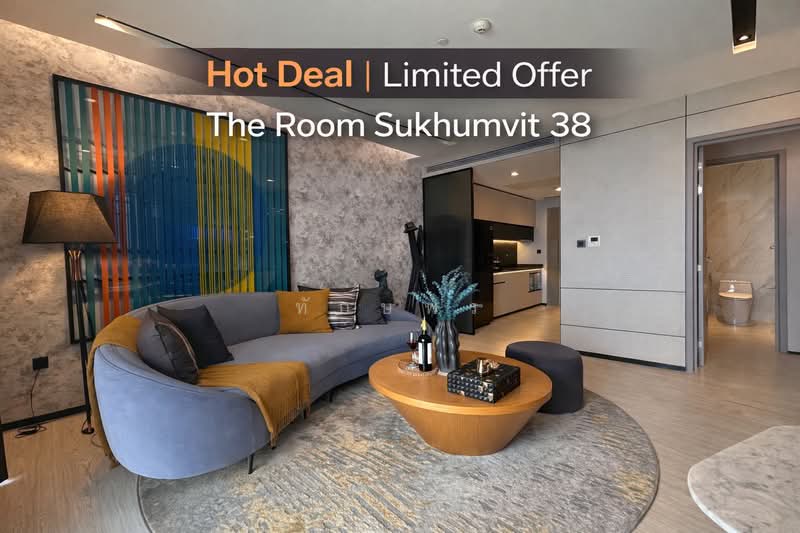 The Room Sukhumvit 38 : The Room สุขุมวิท 38, กรุงเทพ, ซอย สุขุมวิท 38, พระโขนง, คลองเตย, กรุงเทพ, 61 ตร.ม., คอนโด ขาย, โดย ทักษพร, 500284822 - DDproperty.com