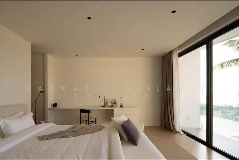 For Rent - Luxury 5BR Modern Pool Villa in Koh Samui with Rooftop Lounge and Saltwater Pool, Surat Thani