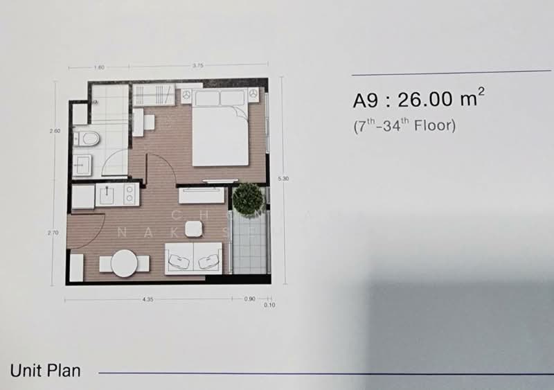 NUE Noble Ratchada-Lat Phrao, Bangkok, Lat Phrao Road, Chan Kasem, Chatuchak, Bangkok, 1 Bedroom, 26 sqm, Condo For Rent, by Chonlada Nakasemsuwan, 500288231 - DDproperty.com