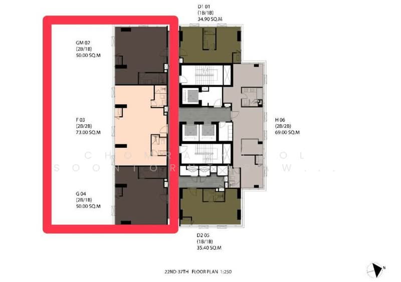 CONNER Ratchathewi, Bangkok, 288 Phetchaburi Road, Thanon Phetchaburi, Ratchathewi, Bangkok, 3 Bedrooms, 173 sqm, Condo For Sale, by Chomratkamol Soontorntarawong (Gor), 500288302 - DDproperty.com