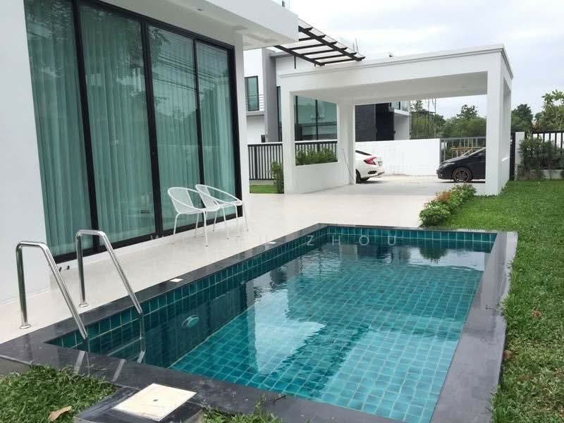 วิลล่าหรูสไตล์โมเดิร์น White Tara Villa หมู่บ้านวังตาล, เชียงใหม่, สันผักหวาน, หางดง, เชียงใหม่, 309 ตร.ม., วิลล่า ให้เช่า, โดย Wenyu Zhou, 500289461 - DDproperty.com