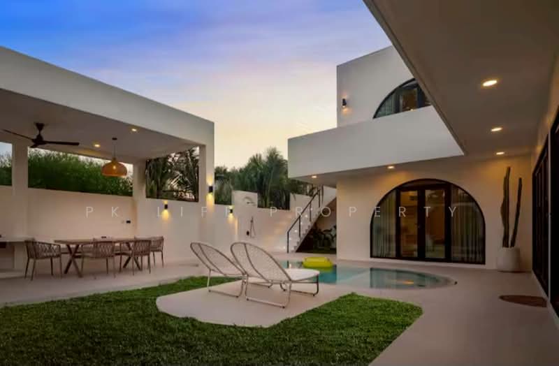 2R1085 Pool villa for rent 4 bedroom 4 bathroom 225,000/month at cherngtalay have fully furnished, phuket, Choeng Thale, Thalang, Phuket, 4 Bedrooms, 400 sqm, Villa For Rent, by PK LIFE Property, 500290860 - DDproperty.com