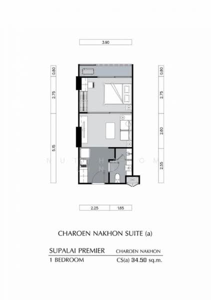 Supalai Premier Charoen Nakhon, Bangkok, Lat Ya Road, Khlong San, Khlong San, Bangkok, 1 Bedroom, 35 sqm, Condo For Sale, by Nuttharom Linla, 500291325 - DDproperty.com