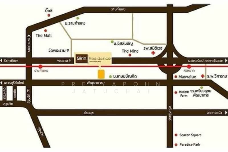 SirinResidence Condo Pattanakarn, Bangkok, Phatthanakan Phatthanakan, Suan Luang, Suan Luang, Bangkok, 1 Bedroom, 37 sqm, Condo For Sale, by Preeyapohn Jatuchai, 500291438 - DDproperty.com