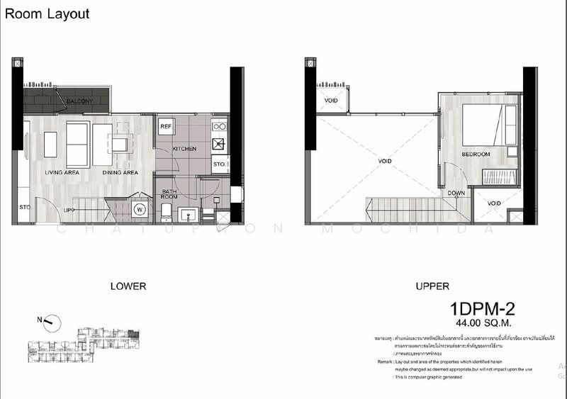 The Line Sukhumvit 101, Bangkok, 3009 Sukhumvit 101 Road, Bang Chak, Phra Khanong, Bangkok, 1 Bedroom, 44 sqm, Condo For Rent, by Chatuphon Mochida, 500291657 - DDproperty.com