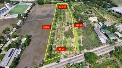 ขาย - ที่ดินติดถนน 5027 ขนาด 5-3-69 ไร่ บางใหญ่ นนทบุรี, นนทบุรี