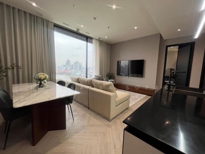 Chapter Charoennakhon–Riverside, Bangkok, Charoennakorn Road, Bang Lam Phu Lang, Khlong San, Bangkok, 2 Bedrooms, 68 sqm, Condo For Rent, by Boonraksa Sopak, 500292473 - DDproperty.com