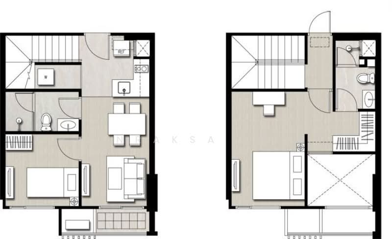 NYE by Sansiri, Bangkok, 333 Krung Thonburi Road, Khlong Ton Sai, Khlong San, Bangkok, 2 Bedrooms, 69 sqm, Condo For Rent, by Boonraksa Sopak, 500292517 - DDproperty.com