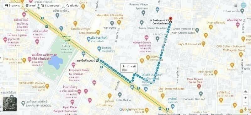 H Sukhumvit 43, Bangkok, 28 Sukhumvit 34 Road, Khlong Tan Nua, Watthana, Bangkok, 1 Bedroom, 43 sqm, Condo For Rent, by Boonraksa Sopak, 500292582 - DDproperty.com
