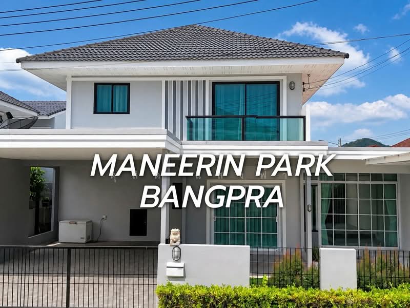 For Sale - ขายบ้านเดี่ยวใหม่หลังมุม ม.มณีรินทร์พาร์ค บางพระ ศรีราชา, Chon Buri (Pattaya)