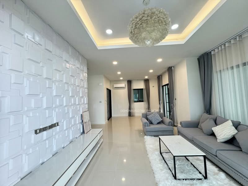 For Sale - ขายบ้านเดี่ยวใหม่หลังมุม ม.มณีรินทร์พาร์ค บางพระ ศรีราชา, Chon Buri (Pattaya)
