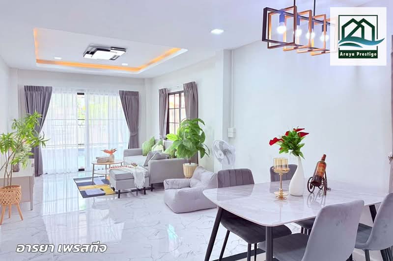 พูนสินธานี3 เคหะร่มเกล้า64, Bangkok, Khlong Song Ton Nun, Lat Krabang, Bangkok, 3 Bedrooms, 94 sqm, Townhouse For Sale, by วิสุทธินี เฉลิมสินสุวรรณ, 500293689 - DDproperty.com