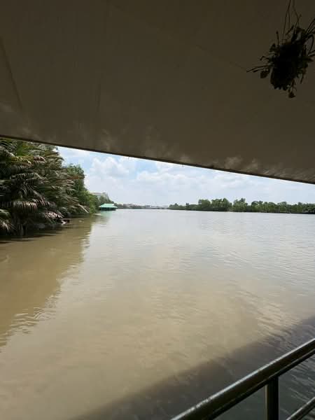 For Sale - For Sale Riverfront Land Bang Pakong River with large floating raft in Downtown Chachoengsao, Chachoengsao