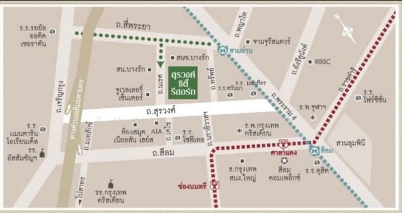 Surawong City Resort, Bangkok, Rama 4, Si Phraya, Bang Rak, Bangkok, 1 Bedroom, 35 sqm, Condo For Rent, by Thananthorn Wongvarnkaseam, 500294355 - DDproperty.com