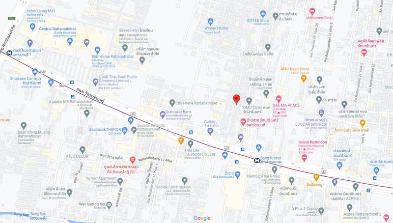 Noble Tara Ngamwongwan Home Office 88 sq.wa, 3 Beds, 4 Baths, Location Rattanathibet Road, Nonthaburi, รัตนาธิเบศร์, Bang Kra So, Muang Nonthaburi, Nonthaburi, , 300 sqm, Office Space For Rent, by Sirithong Saetang, 500294643 - DDproperty.com