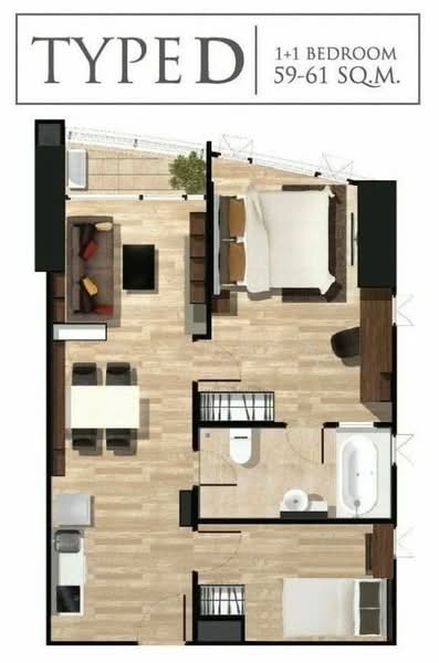Sky Walk Residences, Bangkok, 1599 Sukhumvit Road, Phra Kanong Nua, Watthana, Bangkok, 1 Bedroom, 51 sqm, Condo For Rent, by Withada Jaiarree, 500295279 - DDproperty.com