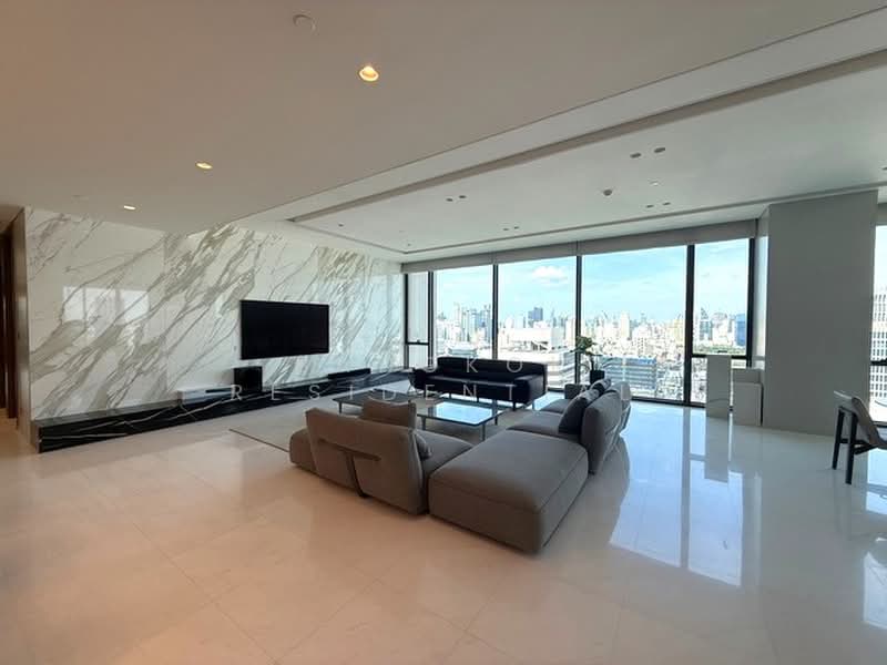 The Residences at Sindhorn Kempinski, Bangkok, 88 Soi Tonson Sarasin Road, Lumphini, Pathum Wan, Bangkok, 4 Bedrooms, 357 sqm, Condo For Rent, by Bangkok Residential, 500295344 - DDproperty.com