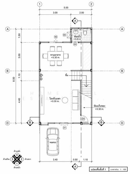 บ้านเดี่ยว ซอยศรีด่าน 1/5, สมุทรปราการ, สำโรงเหนือ, เมืองสมุทรปราการ, สมุทรปราการ, 130 ตร.ม., บ้านเดี่ยว ให้เช่า, โดย HOME Real Estate Service, 500295606 - DDproperty.com
