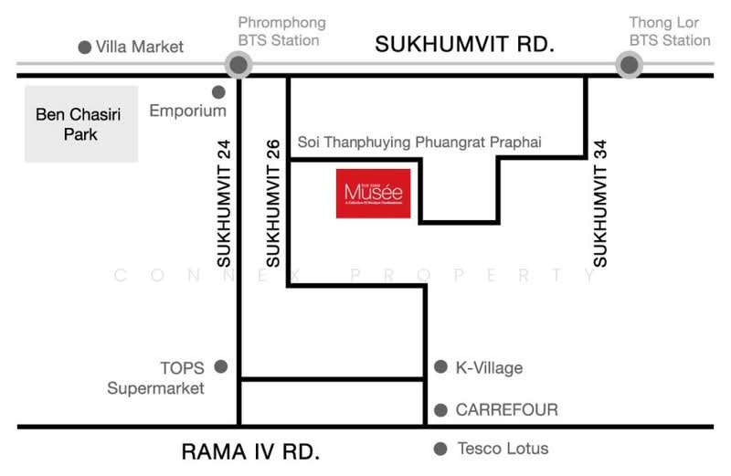 The Seed Musee : เดอะ ซี้ด มูซี่, กรุงเทพ, 119 ซอยสุขุมวิท 26, คลองตัน, คลองเตย, กรุงเทพ, 33 ตร.ม., คอนโด ให้เช่า, โดย Connex Property, 500296789 - DDproperty.com