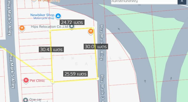 Land for Sale Huamark Soi 3, Bangkok, ศรีนครินทร, Hua Mak, Bang Kapi, Bangkok, , 772 sqm, Land For Sale, by พร้อม วินเนอร์ sale, 500296898 - DDproperty.com