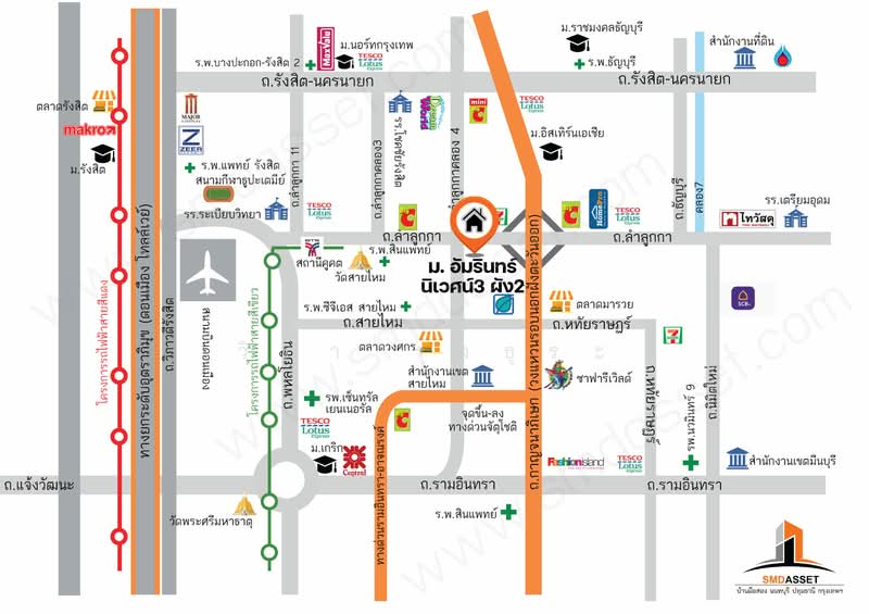 บ้านอัมรินทร์นิเวศน์ 3 ผัง 2 : Baan Ammarin Niwet 3 Plan 2, กรุงเทพ, หมู่บ้านพินคร, สายไหม, สายไหม, กรุงเทพ, 120 ตร.ม., ทาวน์เฮ้าส์ ขาย, โดย วิภา รุ่งธุระ, 500297038 - DDproperty.com