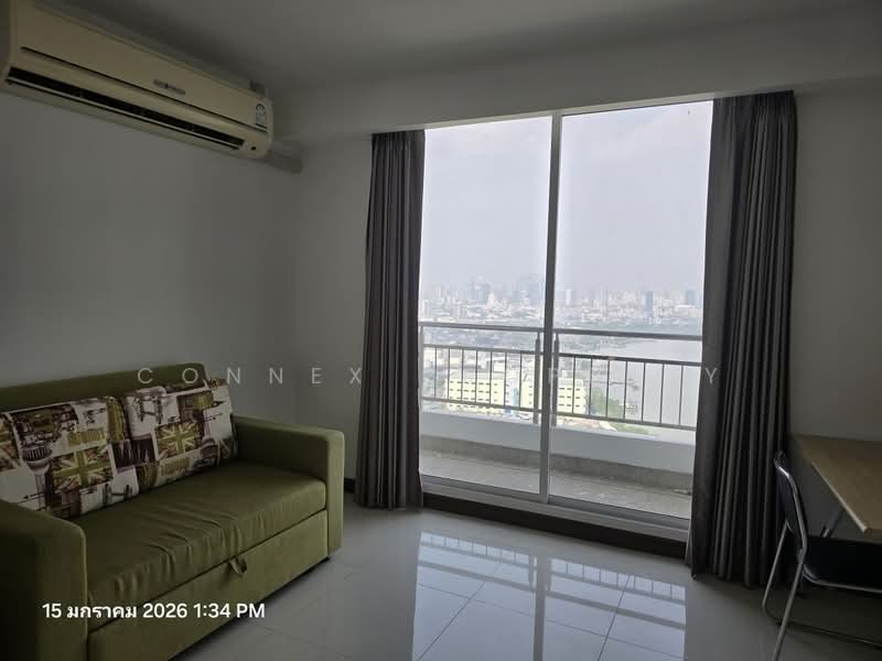 Supalai Prima Riva (Residential), Bangkok, Rama 3 Road, Chong Nonsi, Yan Nawa, Bangkok, 1 Bedroom, 43 sqm, Condo For Rent, by Connex Property, 500297095 - DDproperty.com