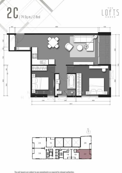 The Lofts Asoke : เดอะ ลอฟท์ อโศก, กรุงเทพ, ถนนสุขุมวิท 21, คลองเตยเหนือ, วัฒนา, กรุงเทพ, 75 ตร.ม., คอนโด ให้เช่า, โดย Nuttapong Hiranyaveja, 500297900 - DDproperty.com