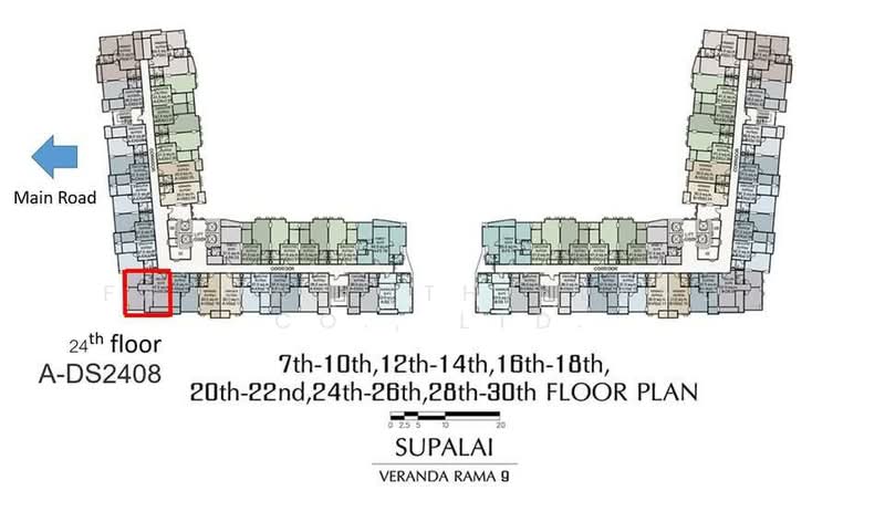 Supalai Veranda Rama 9 : ศุภาลัย เวอเรนด้า พระราม 9, กรุงเทพ, 349 ถนนพระราม 9, บางกะปิ, ห้วยขวาง, กรุงเทพ, 58 ตร.ม., คอนโด ขาย, โดย Fazwaz (Thailand) Co., Ltd., 500298409 - DDproperty.com