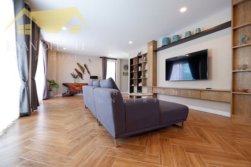 Pool Villa ให้เช่า – ใกล้เซ็นทรัลเฟสติวัล เพียง 10 นาที ค่าเช่า 150,000 บาท / เดือน No.6P009, Chiang Mai, San Sai Noi, San Sai, Chiang Mai, 6 Bedrooms, 200 sqm, Single Detached House For Rent, by Rutchaporn Tunsiri, 500298711 - DDproperty.com