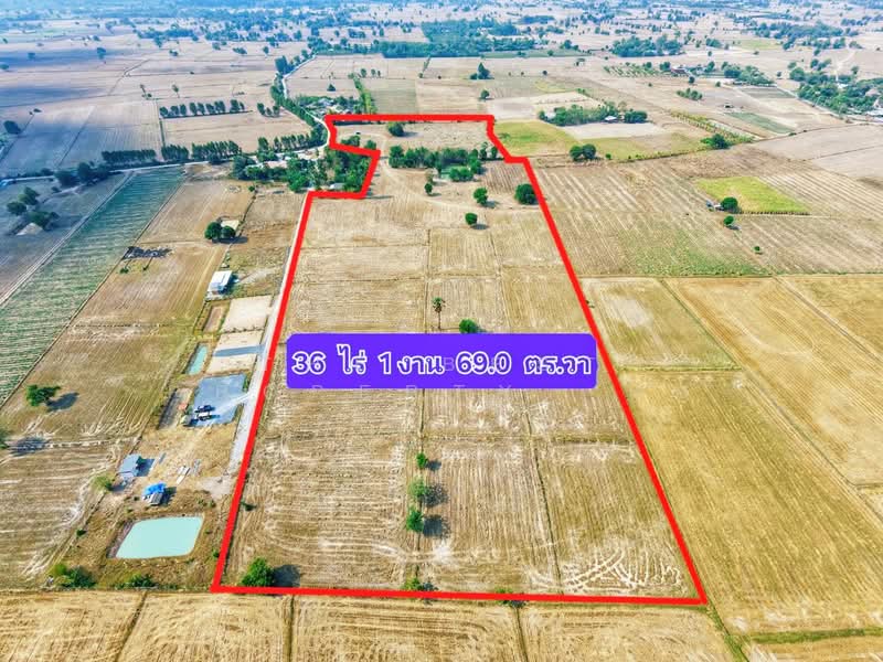 นอู่ทอง สุพรรณบุรี, Suphan Buri, Ban Kong, U Thong, Suphan Buri, , 58,276 sqm, Land For Sale, by The Best Property  แอ้, 500299071 - DDproperty.com