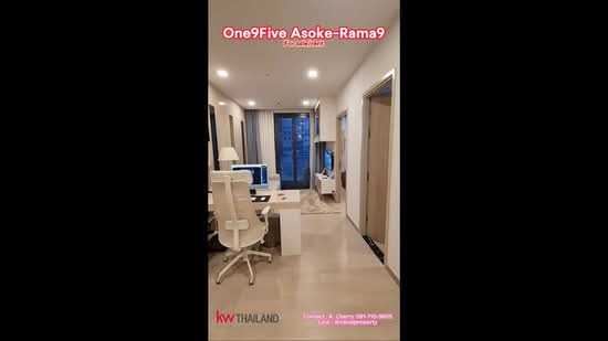 One9Five Asoke-Rama 9, Bangkok, 195 Soi Rama 9 Soi 5, Huai Khwang, Bangkok, 1 Bedroom, 41 sqm, Condo For Rent, by Arinchaya Pornphakdeewattana, 500299452 - DDproperty.com