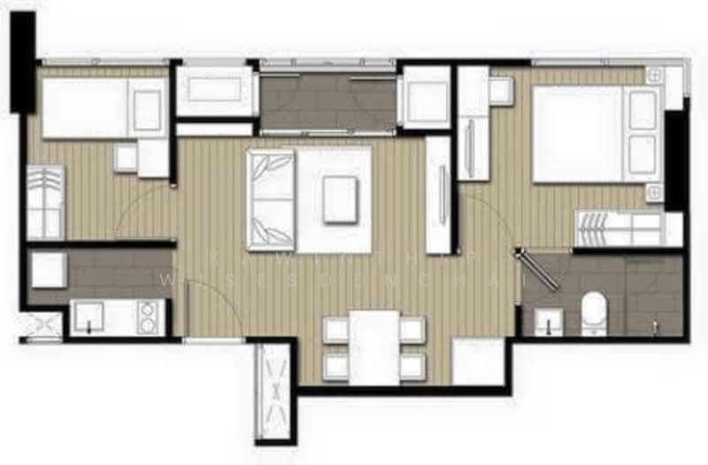 IDEO MOBI Rama 9, Bangkok, 90 Rama 9 Road, Huai Khwang, Huai Khwang, Bangkok, 2 Bedrooms, 45 sqm, Condo For Rent, by Kawinthip Wisesdenchai, 500300164 - DDproperty.com