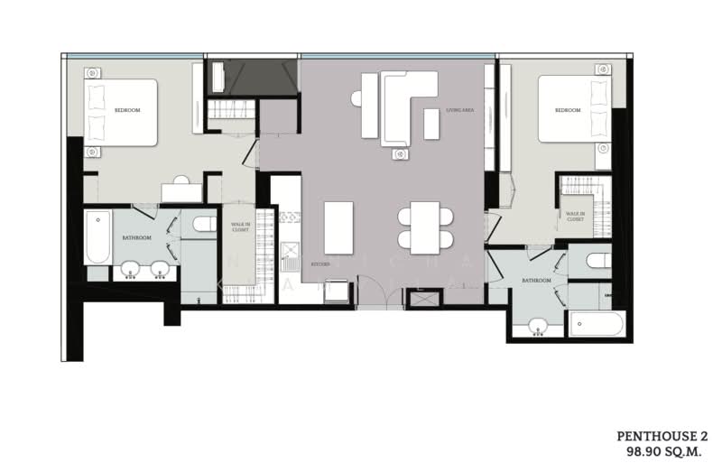 Cloud Residences SKV23, Bangkok, 122 Sukhumvit 23, Khlongtoei Nua, Watthana, Bangkok, 2 Bedrooms, 100 sqm, Condo For Sale, by Natnicha Khamvilai, 500300742 - DDproperty.com