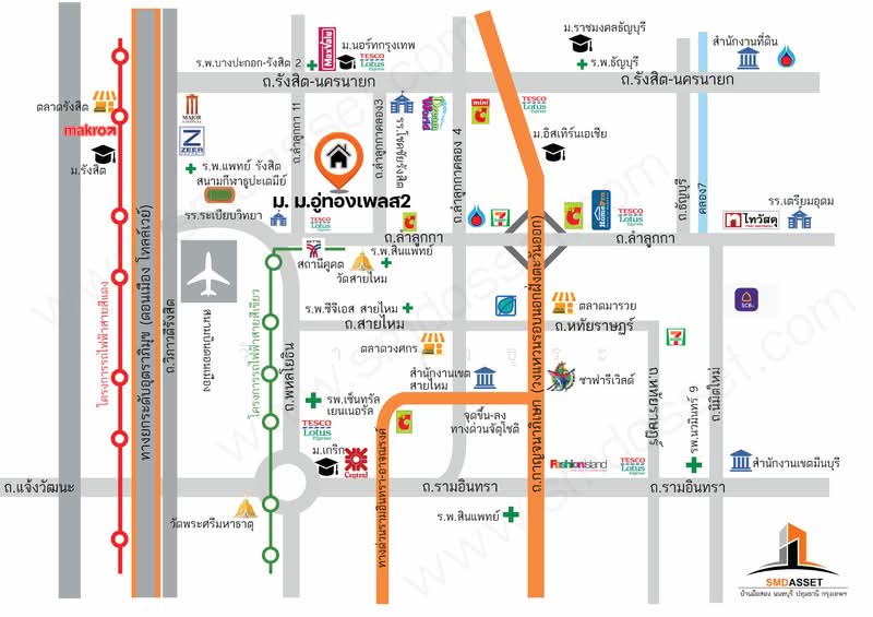 ม.อู่ทองเพลส2, ปทุมธานี, ลำลูกกา, คูคต, ลำลูกกา, ปทุมธานี, 450 ตร.ม., บ้านเดี่ยว ขาย, โดย วิภา รุ่งธุระ, 500301436 - DDproperty.com