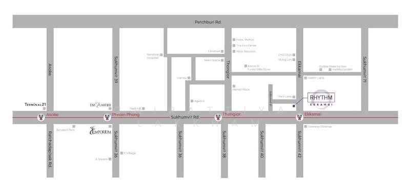 Rhythm Ekkamai, Bangkok, 11 Soi Sukhumvit 63, Khlongtoei Nua, Watthana, Bangkok, Studio, 31 sqm, Condo For Rent, by Chirattiya Lakkham, 500301796 - DDproperty.com