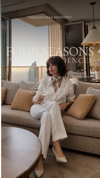 Four Seasons Private Residences, Bangkok, 300 Charoen Krung Road, Yan Nawa, Sathon, Bangkok, 2 Bedrooms, 124 sqm, Condo For Sale, by Thanapatana Limsouklam, 500301810 - DDproperty.com