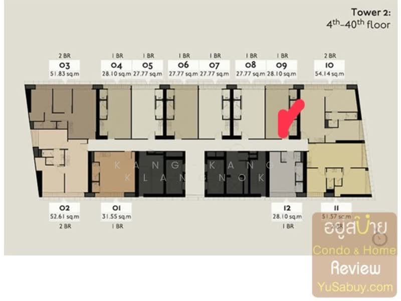 Park Origin Phrom Phong (Park 24), Bangkok, 68 Soi Sukhumvit 24, Khong Tan, Khlong Toei, Bangkok, 1 Bedroom, 29 sqm, Condo For Rent, by Kang-Kang Klangnok, 500302190 - DDproperty.com