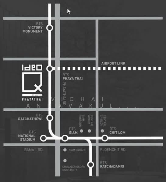 IDEO Q Phayathai, Bangkok, 138 Phayathai Road, Thung Phaya Thai, Ratchathewi, Bangkok, 1 Bedroom, 36 sqm, Condo For Rent, by Vichai  Annavakulthorn, 500303583 - DDproperty.com