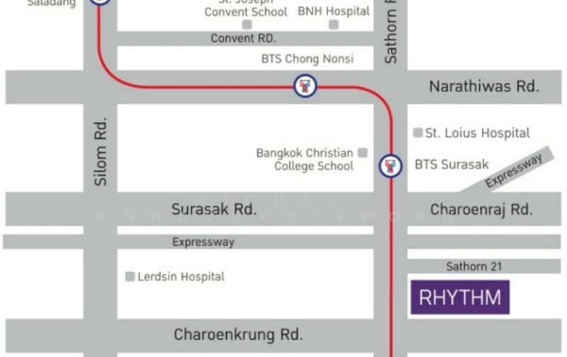 Rhythm Sathorn, Bangkok, 141 Soi Sathorn 21, Yan Nawa, Sathon, Bangkok, 1 Bedroom, 38 sqm, Condo For Rent, by Vichai Annavakulthorn, 500303609 - DDproperty.com