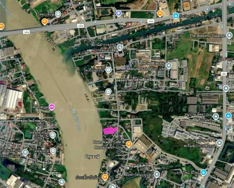 ที่ดินเปล่า 1463.9 ตร.ว. ที่ดินติดแม่น้ำเจ้าพระยา เมืองปทุมธานี ใกล้วัดเทียนถวาย ถนนบางบัวทอง-บางพูน, Pathum Thani, ถนนบางบัวทอง-บางพูน, Ban Mai, Muang Pathum Thani, Pathum Thani, , 5,852 sqm, Land For Sale, by คุณ ณัจภสิญาค์ ศุภควัษฐ์กาญกุล (ณิชชา), 500303636 - DDproperty.com