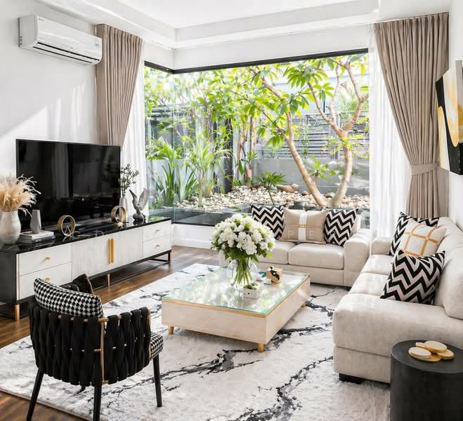 Luxury Single House near The Nine Rama 9, Bangkok, , Suan Luang, Bangkok, 5 Bedrooms, 210 sqm, Single Detached House For Rent, by Connex Property, 500303889 - DDproperty.com