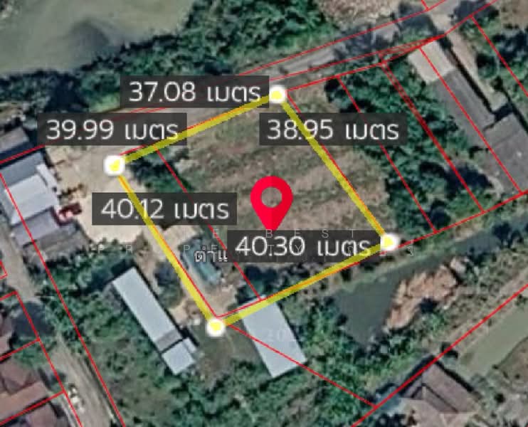 ที่ดินบางคูวัด ปทุมธานี, Pathum Thani, Bang Khu Wat, Muang Pathum Thani, Pathum Thani, , 1,596 sqm, Land For Sale, by The Best Property ณัฏฐ์, 500304074 - DDproperty.com