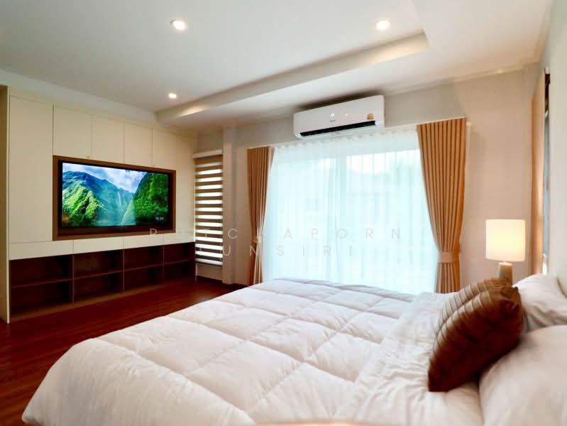 บ้านให้เช่า – ใกล้กาดฝรั่ง เพียง 5 นาที ค่าเช่า 50,000 บาท / เดือน รหัสทรัพย์ : No.14H1083, Chiang Mai, Hang Dong, Hang Dong, Chiang Mai, 4 Bedrooms, 150 sqm, Single Detached House For Rent, by Rutchaporn Tunsiri, 500304307 - DDproperty.com