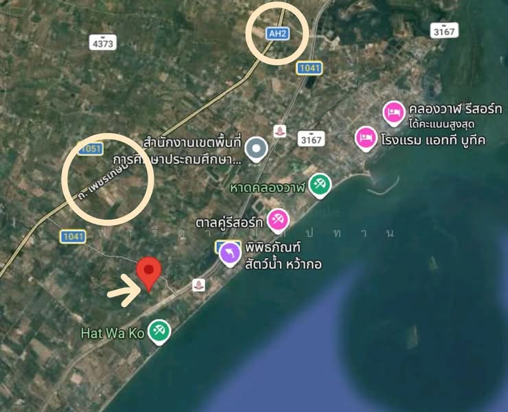 Land for sale in Prachuap Khiri Khan, 3-0-23 rai (approximately 1.2 acres), near Khlong Wan Beach, Prachuap Khiri Khan, Khlong Wan, Muang Prachaubkirikhan, Prachuap Khiri Khan, , 4,892 sqm, Land For Sale, by Fareeda Thaipatan, 500305466 - DDproperty.com