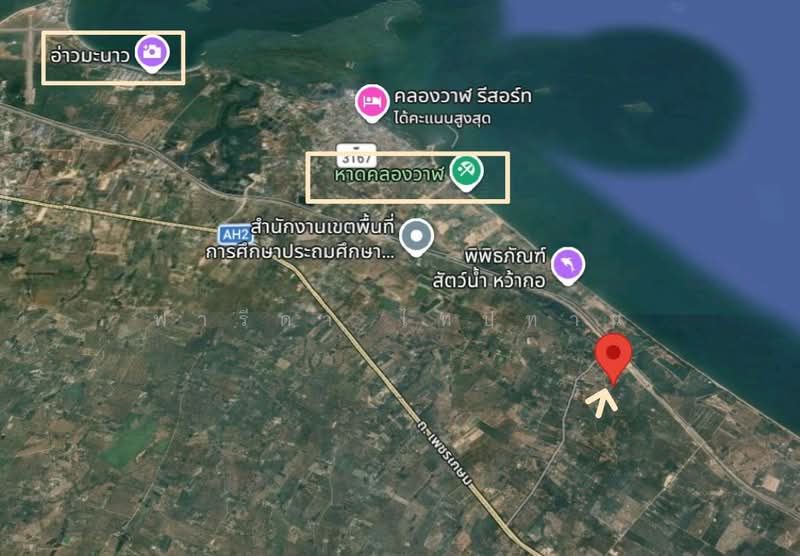Land for sale in Prachuap Khiri Khan, 3-0-23 rai (approximately 1.2 acres), near Khlong Wan Beach, Prachuap Khiri Khan, Khlong Wan, Muang Prachaubkirikhan, Prachuap Khiri Khan, , 4,892 sqm, Land For Sale, by Fareeda Thaipatan, 500305466 - DDproperty.com