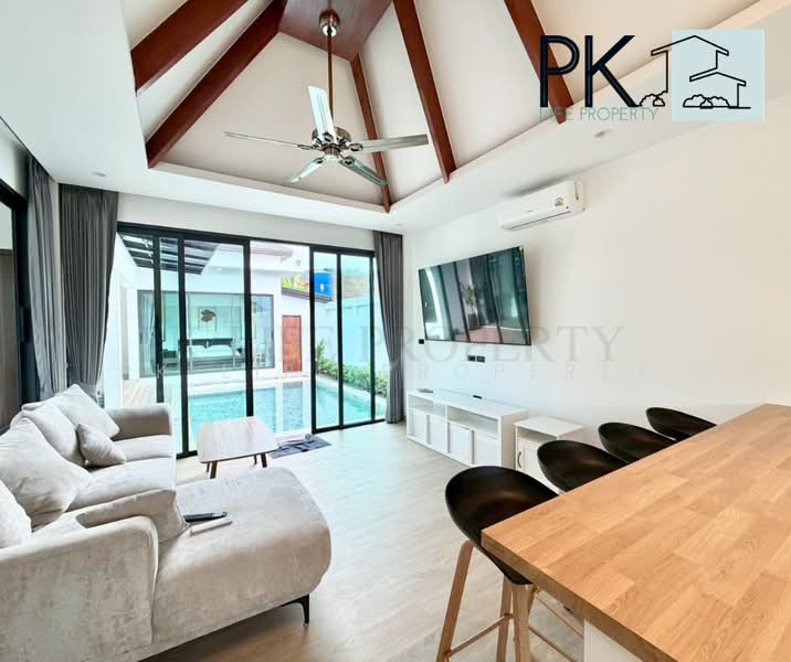 2R1092 Pool villa for rent 3 bedroom 3 bathroom 65,000/month at cherngtalay have fully furnished, ภูเก็ต, เชิงทะเล, ถลาง, ภูเก็ต, 250 ตร.ม., วิลล่า ให้เช่า, โดย PK LIFE Property, 500305748 - DDproperty.com