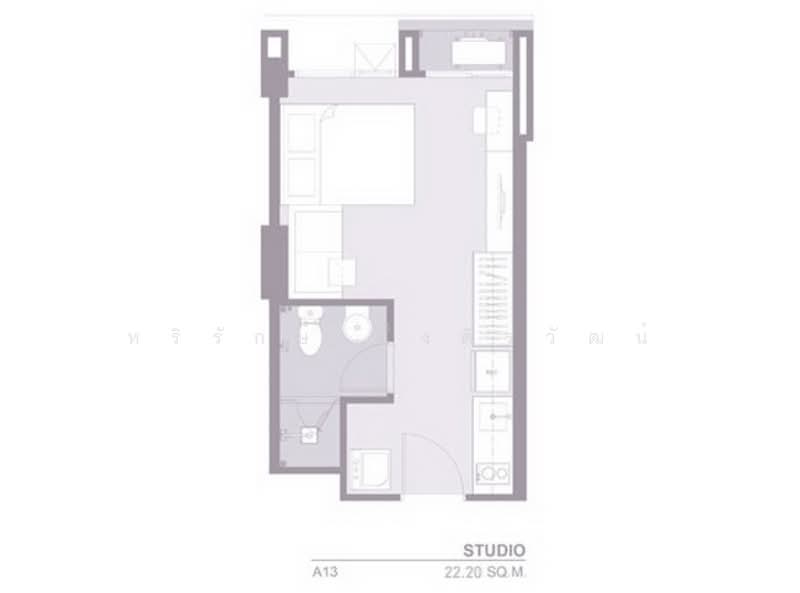 Rhythm Asoke 2, Bangkok, Soi Lertkaew 1 Asoke-Din Daeng Road, Bang Kapi, Huai Khwang, Bangkok, Studio, 23 sqm, Condo For Sale, by หริรักษ์ ตั้งติรวัฒน์, 500306096 - DDproperty.com