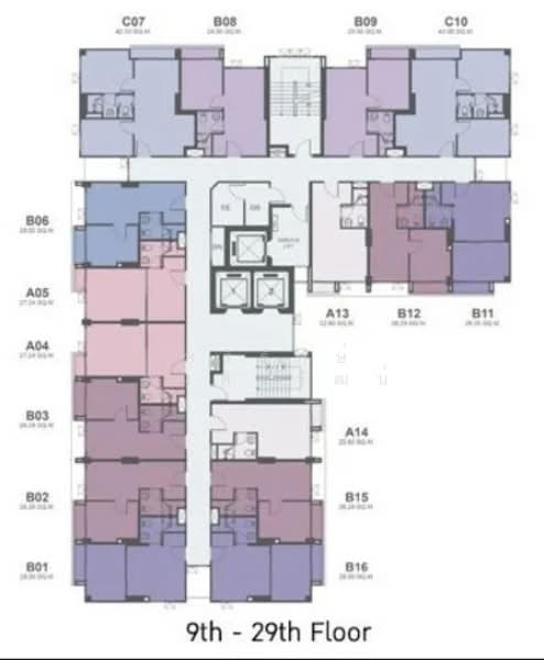 Rhythm Asoke 2, Bangkok, Soi Lertkaew 1 Asoke-Din Daeng Road, Bang Kapi, Huai Khwang, Bangkok, 1 Bedroom, 28 sqm, Condo For Sale, by หริรักษ์ ตั้งติรวัฒน์, 500306116 - DDproperty.com
