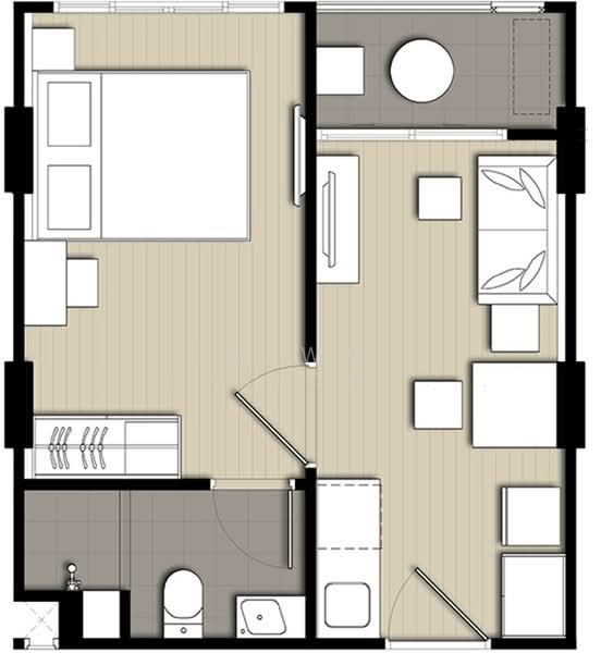 Elio Del Ray, Bangkok, 95 Sukhumvit 64 Road, Bang Chak, Phra Khanong, Bangkok, 1 Bedroom, 34 sqm, Condo For Sale, by Fazwaz (Thailand) Co., Ltd., 500307070 - DDproperty.com
